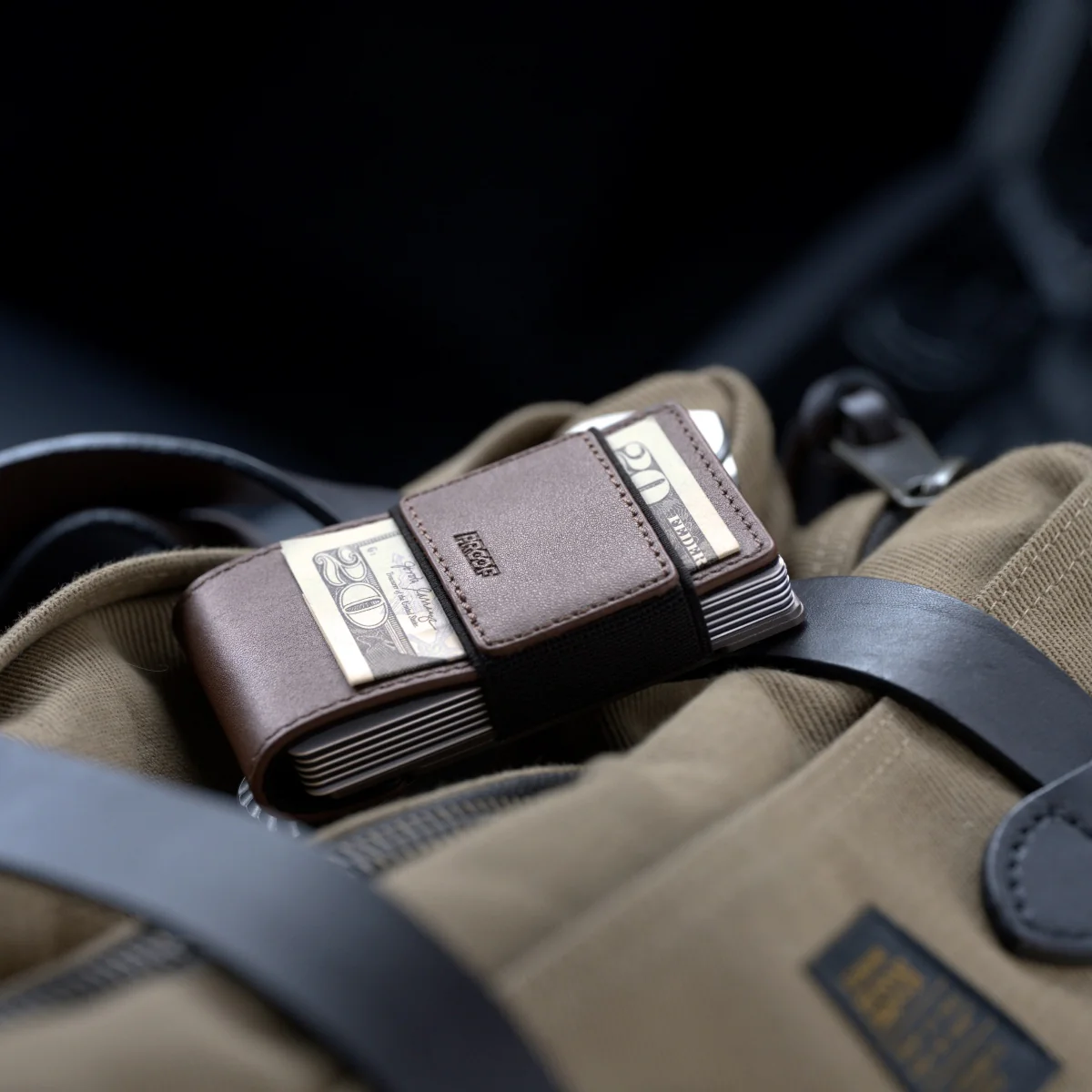 PROOF Wallet | The Legacy | Burnished Oak Full Grain Leather & Satin Gunmetal - Image 10