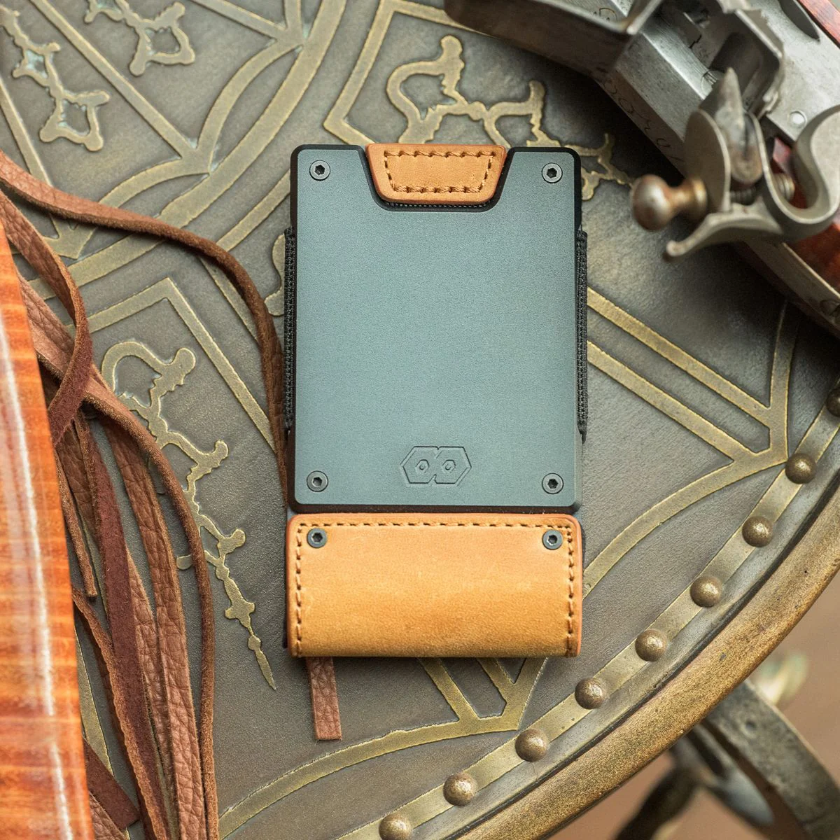 PROOF Wallet | The Executive | Tobacco Top Grain Leather & Dark Gunmetal - Image 5